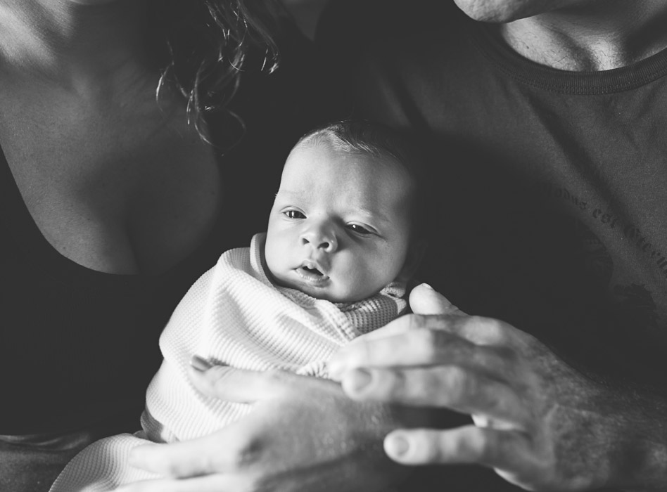 newborn baby close up