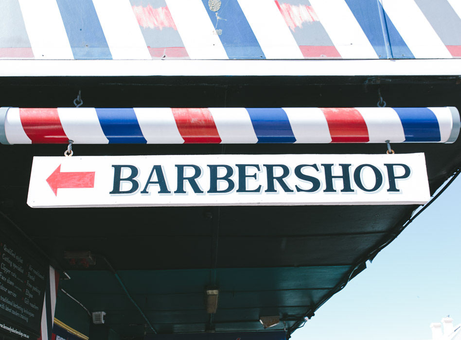 barbershop sign
