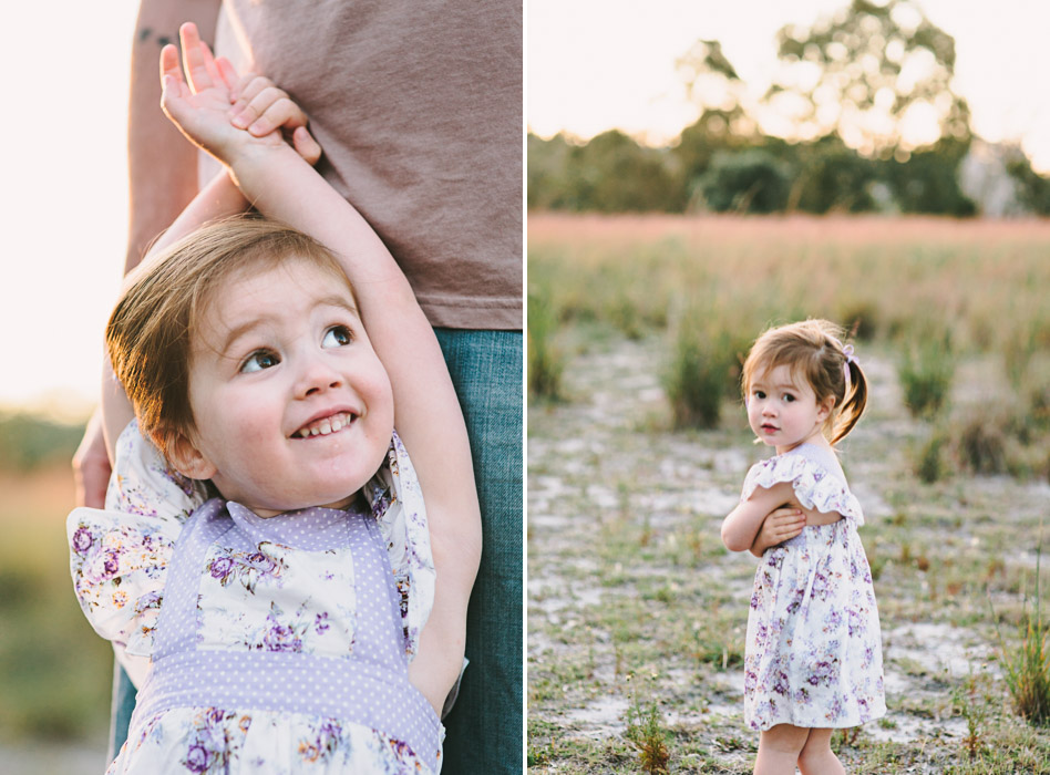 toddler and her dad