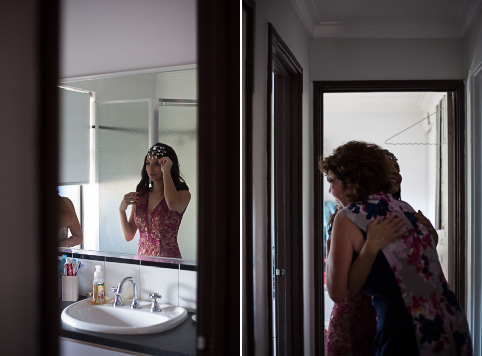 bride getting ready