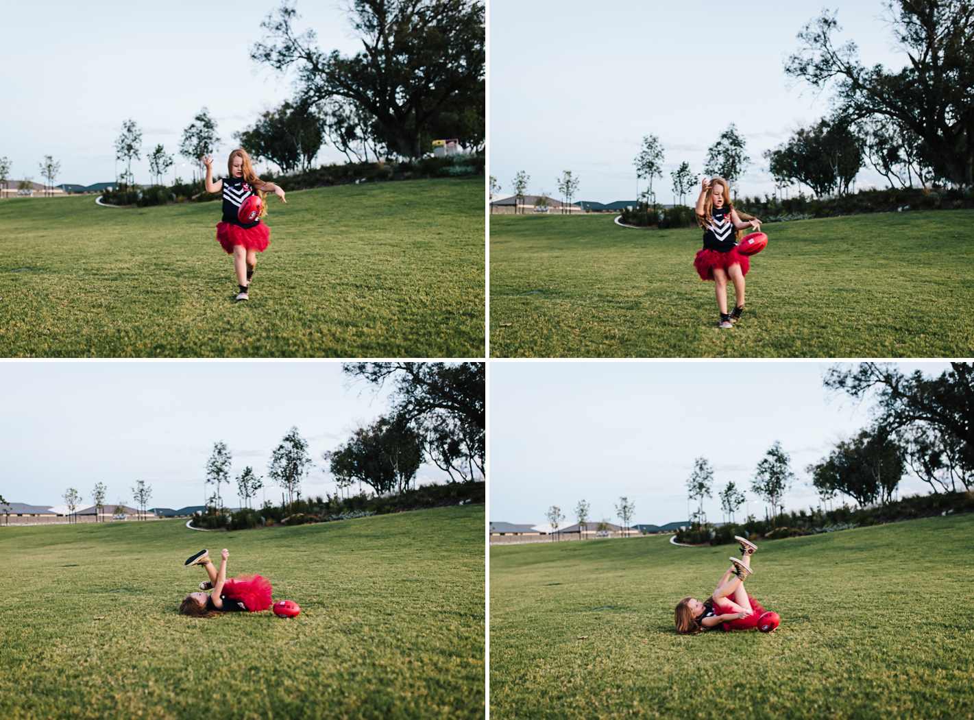 kid kicks football perth family lifestyle documentary photography