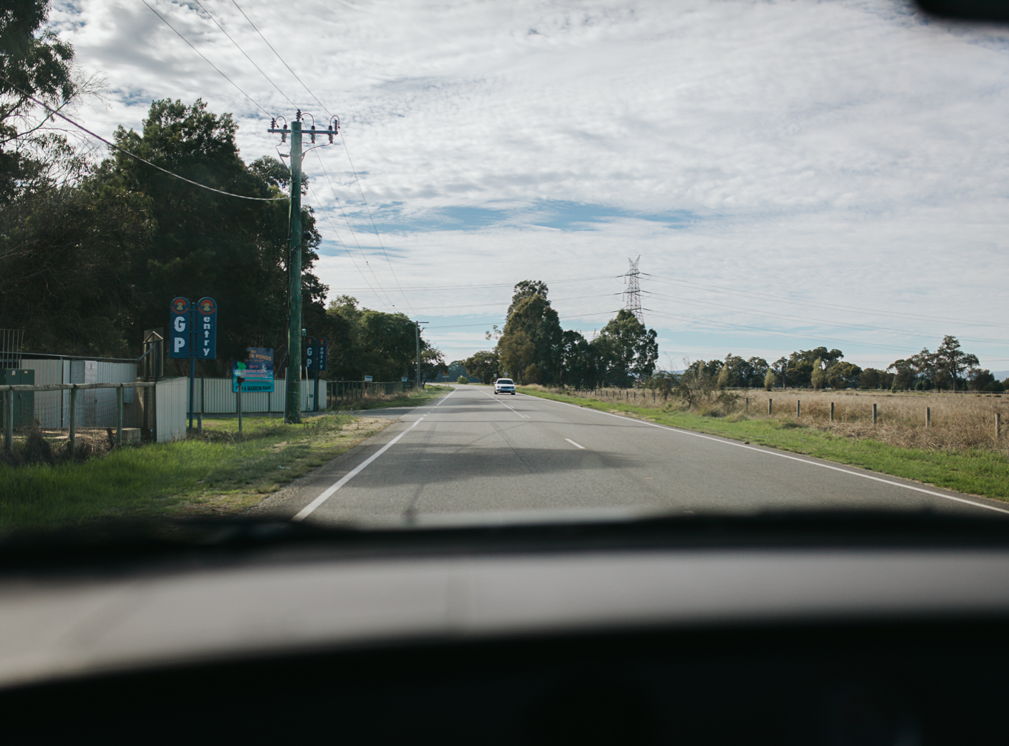 photo driving in car