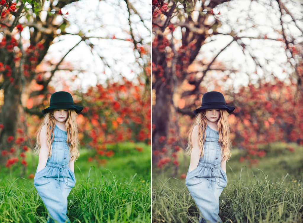 before and after sleek lens portrait preset review 